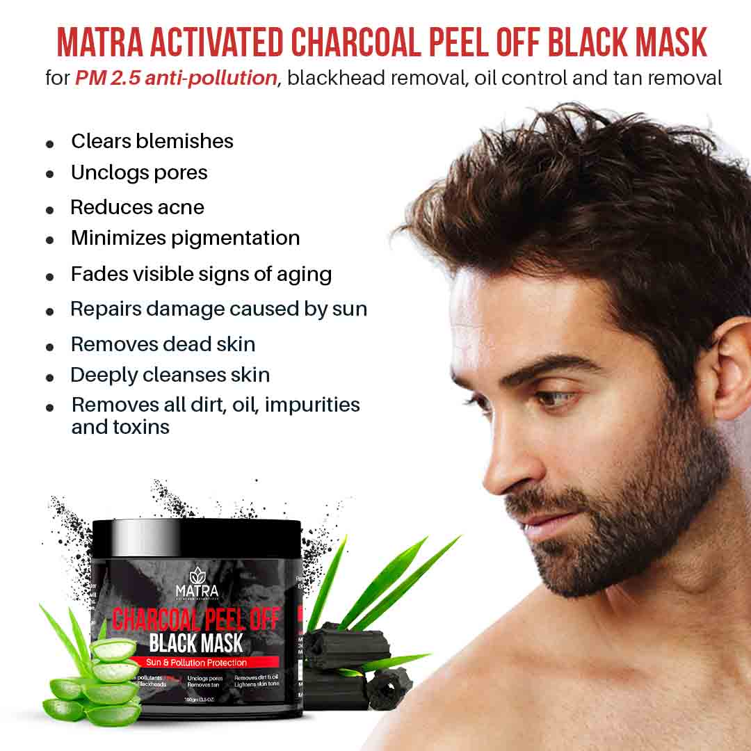 Matra Activated Charcoal Peel Off Mask For Blackhead