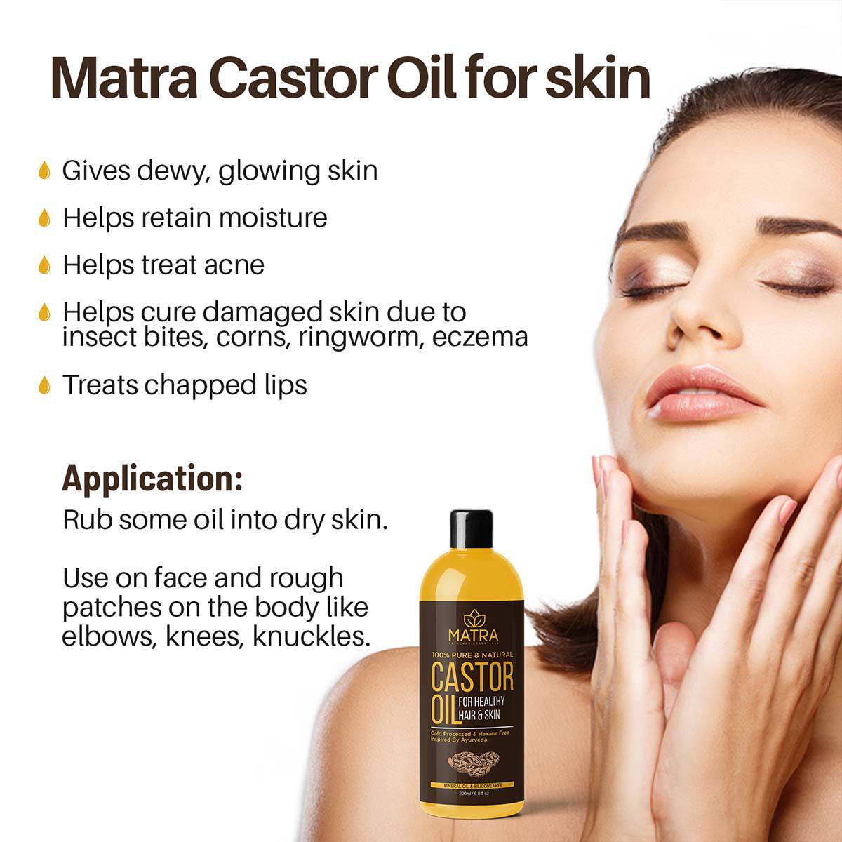 Matra 100 Pure And Cold Pressed Castor Oil For Hair Growth And Skin Care 3829