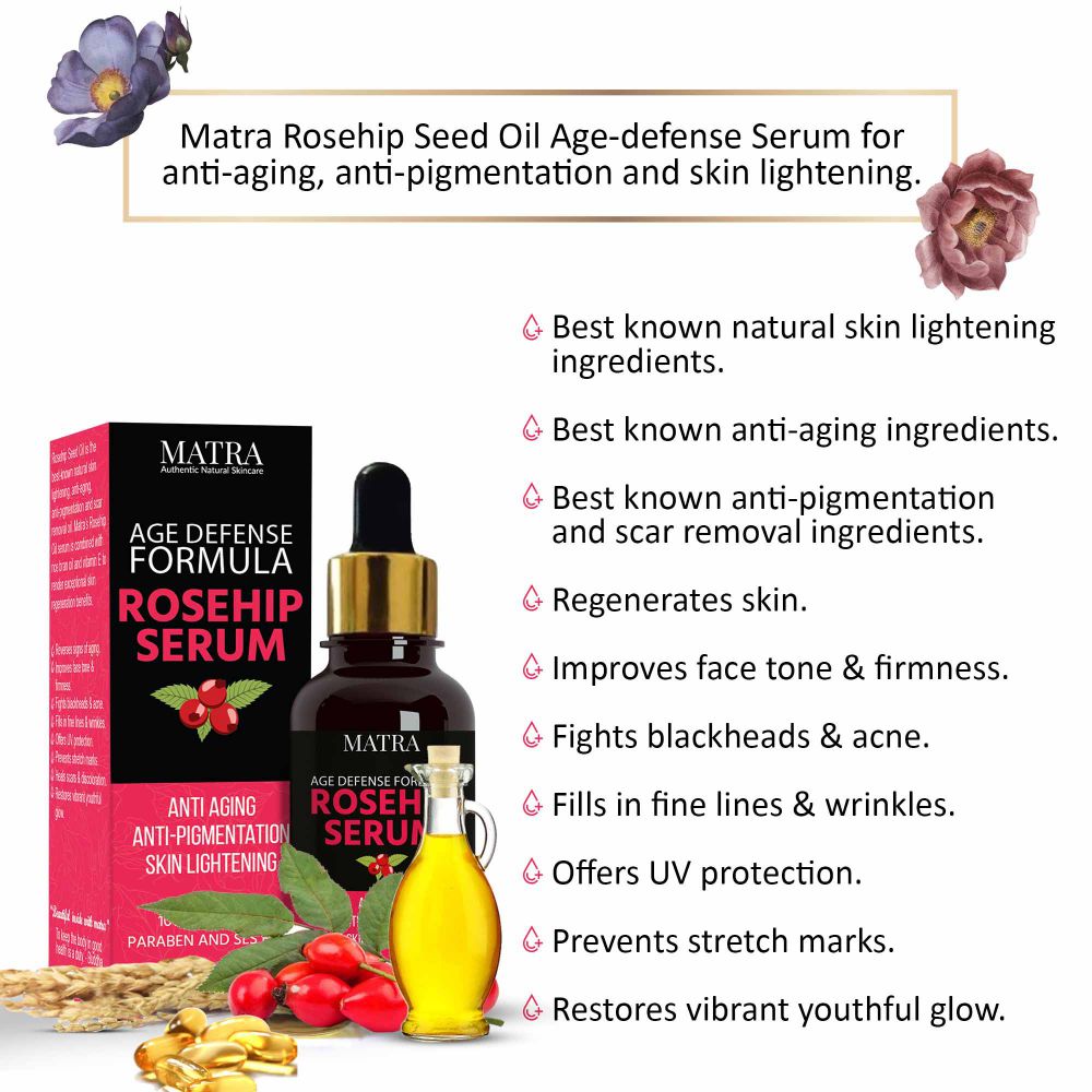 Rosehip Seed Oil Agedefense Serum Matra Best Rosehip Oil Serum