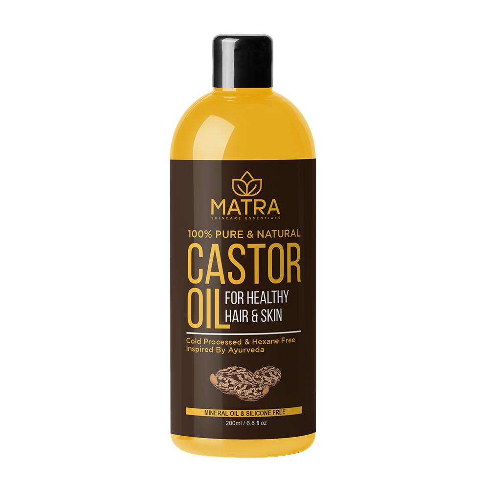 Matra 100% Pure & Cold Pressed Castor Oil For Hair Growth ...