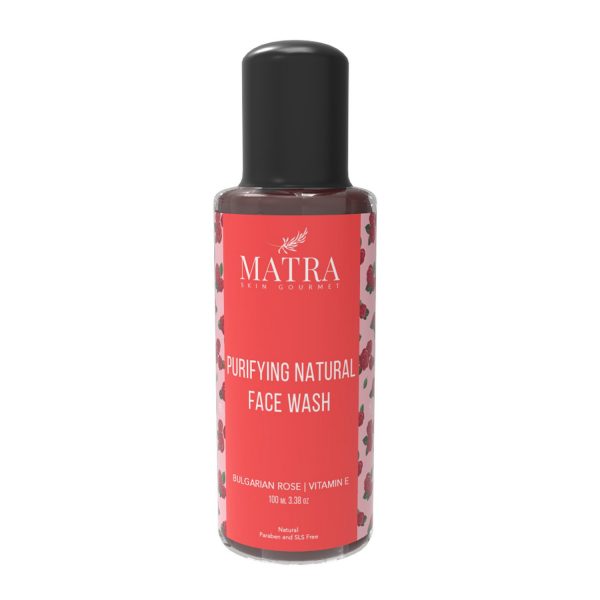 Matra Naturals Bulgarian Rose Face Wash - With Vitamin E | Skin Purifying & Cleanser | Nourishment & Moisturization For Women & Men