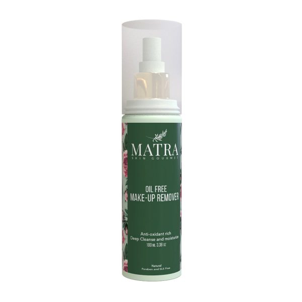 Matra Naturals Oil Free Make - Up Remover Spray - Anti-Oxidant Rich | Non-Toxic | No Pore Clogging | Non Sticky MakeUp Remover For Women