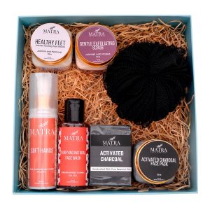 Alternative view of Matra Naturals Daily Essentials Luxury Skincare Hamper Gift Set - Bath and Beauty Box, Perfect Gift for all occasions - Birthdays, Anniversary, Weddings, Men, Women