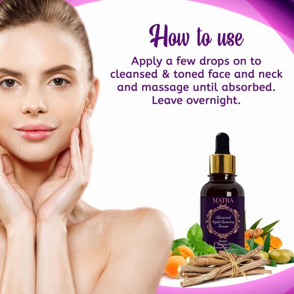 Advanced Night Recovery Serum - Facial Serum - Matra Skin Care Essentials