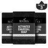 Matra Naturals Activated Charcoal Bathing Soap Pack Of 3