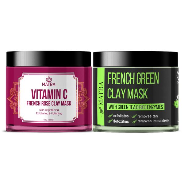 Matra French Clay Skin Lightening Masks Combo