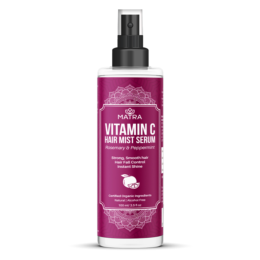 Matra Vitamin C Hair Mist Serum with Rosemary & Peppermint For Strong,  Smooth and Shiny Hair 