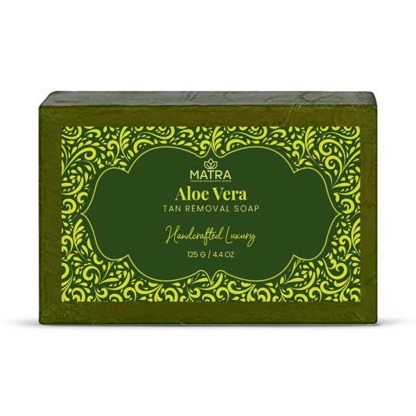 Matra Aloe Vera Handmade Soap with Turmeric, Amla and Tulsi | 125 gm