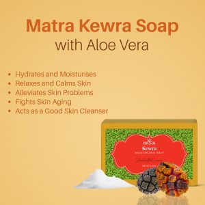 Alternative view of Matra Kewra Handmade Soap with Aloe Vera and Coconut Oil | 125 g