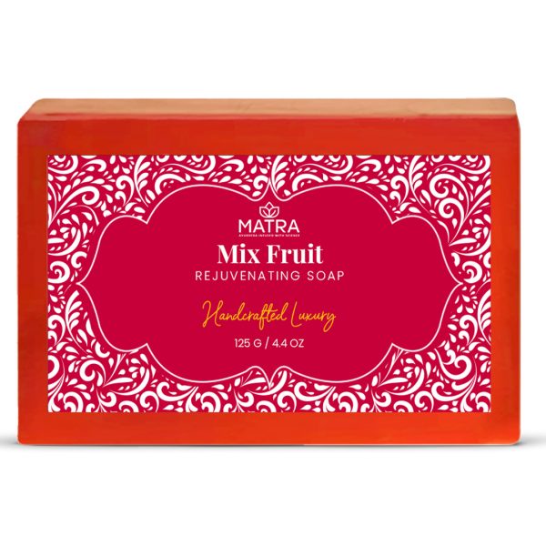 Matra Mix Fruit Handmade Soap | Natural Rejuvenating Soap | All Skin Types | 125 g