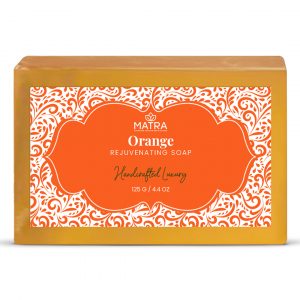 Matra Orange Handmade Soap with Bergamot | 100% Natural and Handmade | 125 g