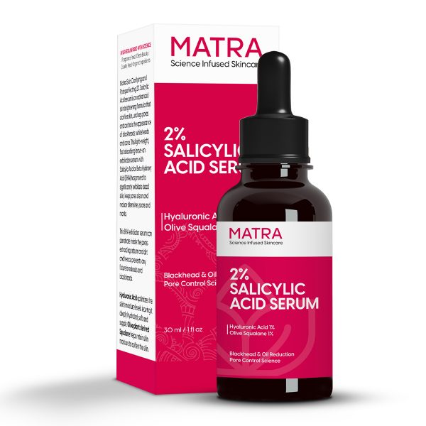 Matra 2% Salicylic Acid Serum for Blackheads, Acne and Oil Control - 30 ml