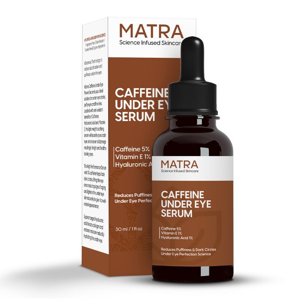 Matra 5% Caffeine Under Eye Serum for Dark Circles, Puffy Eyes - 30 ml