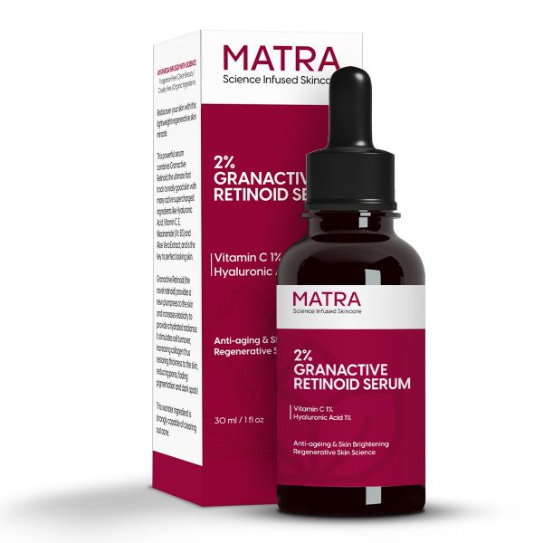Matra 2% Granactive Retinoid Serum for Face for Acne, Fine Lines and Wrinkles - 30 ml