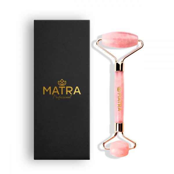 Matra Pure Rose Quartz Face Roller & Massager