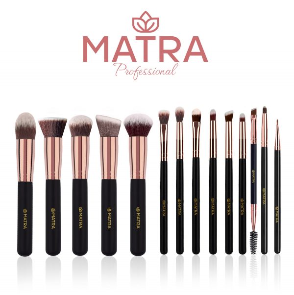 Matra Professional Makeup Brush Set (14 Brushes)