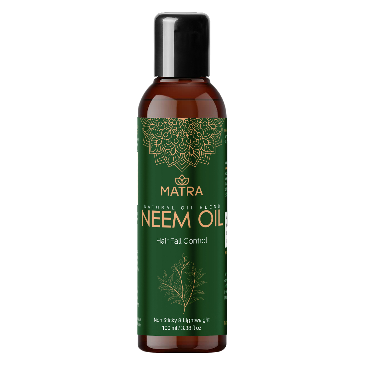 Matra Ayurvedic Neem Hair Oil for Hair Fall & Dandruff Control 