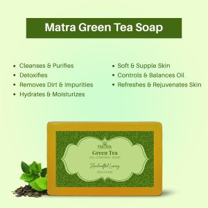 Alternative view of Matra Green Tea Handmade Soap with Darjeeling Green Tea, Fennel Seeds & Aloe Vera