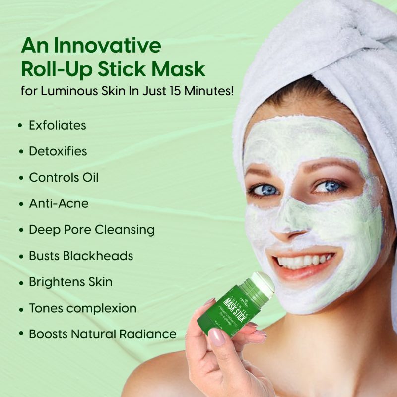 Matra Green Tea Cleansing Mask Stick for Face