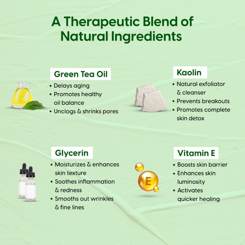 Matra Green Tea Cleansing Mask Stick for Face