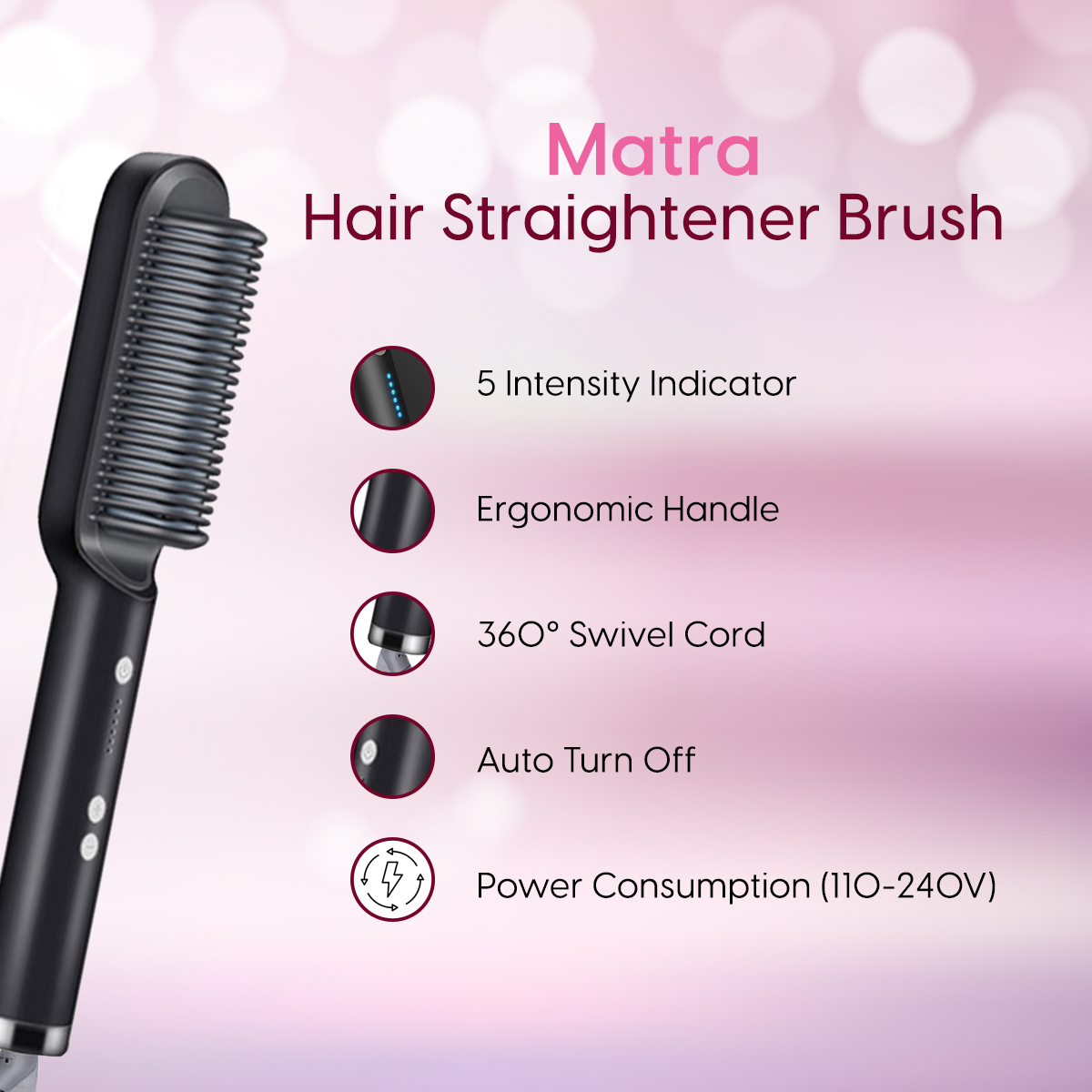 Straightener comb clearance