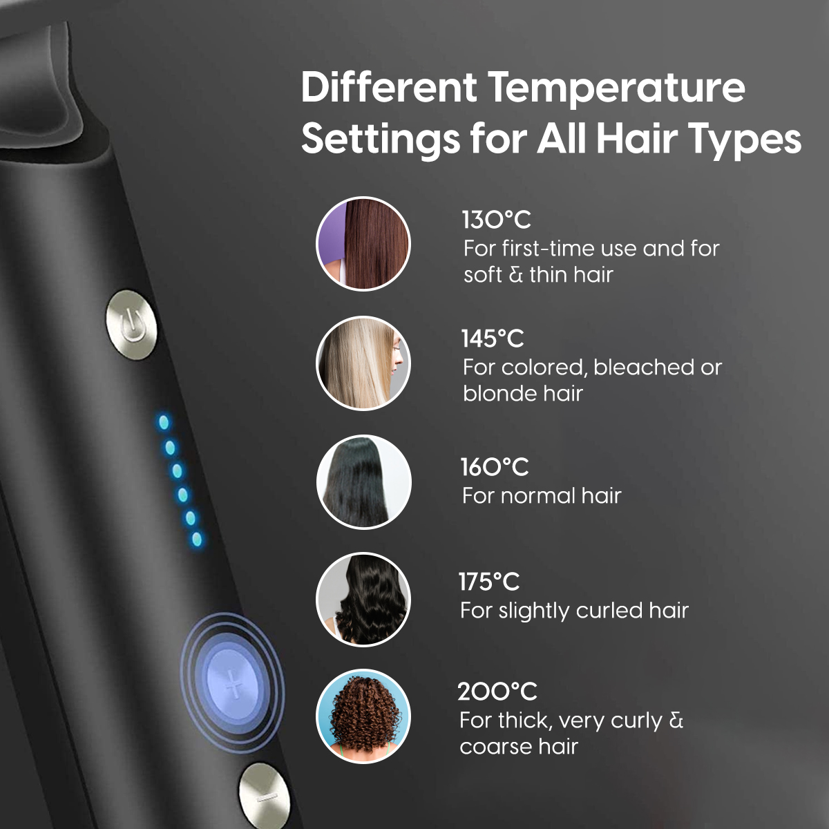 Matra Hair Straightener Comb & Curler with Temperature Control (Random  Color) 