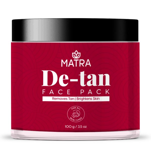 Matra De Tan Face Pack For Instant Tan Removal & Skin Brightening