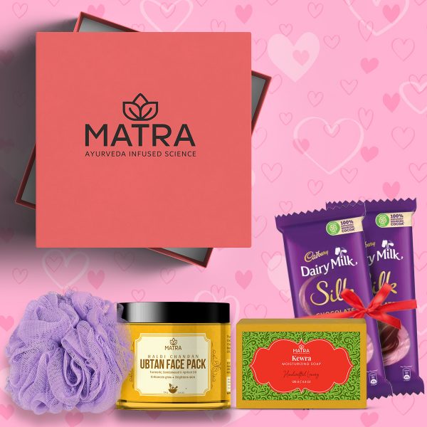 Matra Valentines Gift Set - Luxury Love You More Skincare Gift Hamper – Beauty Box, Perfect Gift for all occasions – Valentine, Birthdays, Anniversary, Weddings, Men, Women