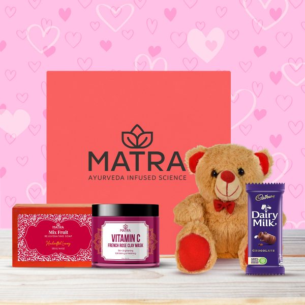 Matra Pretty Pink Lovely Teddy Luxury Skincare Gift Hamper
