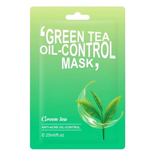 Matra Green Tea Sheet Mask - Hydrating Serum Sheet Mask for Oil Control & Anti-Acne