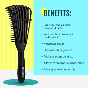 Matra Detangler Comb Black
