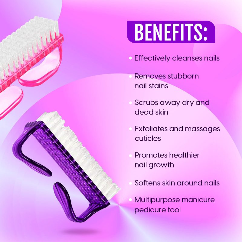 Matra Professional Nail Brush Cleaning Tool Manicure Pedicure Scrubber Foot Cleaner Brush