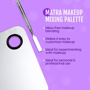 Alternative view of Matra Professional Makeup Mixing Palette with Spatula (Flat)