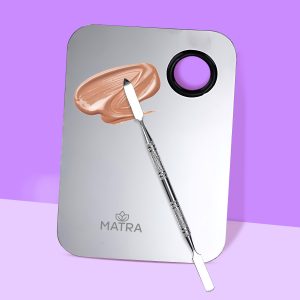 Flat Stainless Steel Makeup Mixing Plate
