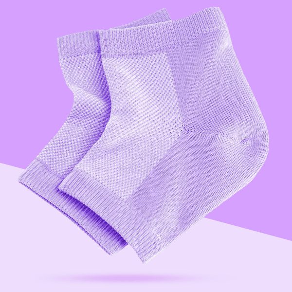 Matra Cotton Silicone Gel Heel Socks Unisex Foot