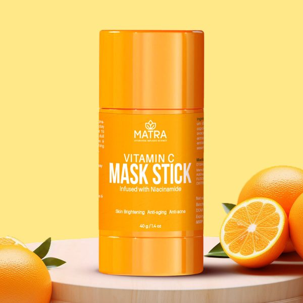 Matra Vitamin C Face Mask Stick for Skin Brightening & Tan Removal