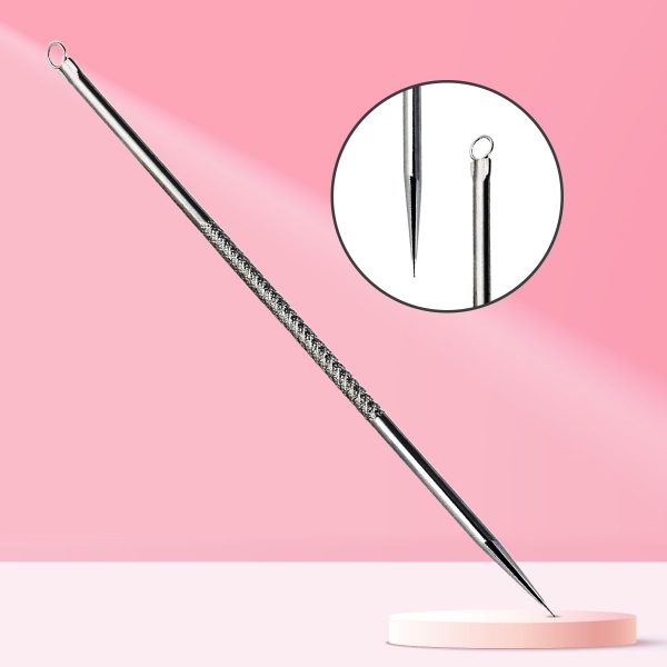 Matra Blackhead Remover Tool Pointed with Anti Acne Needle & Round Acne Removal Multipurpose Tool