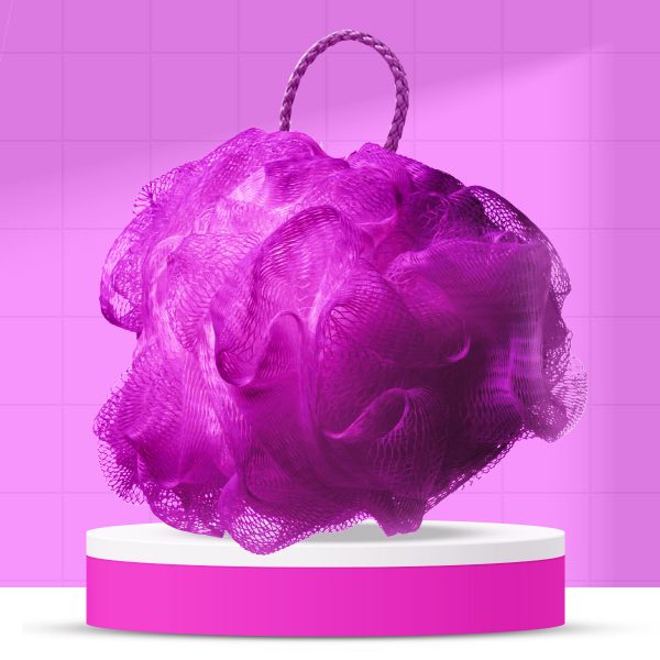 Matra Nylon Bath Loofah Sponge Shower Puff Body Scrub Mesh for Bathing