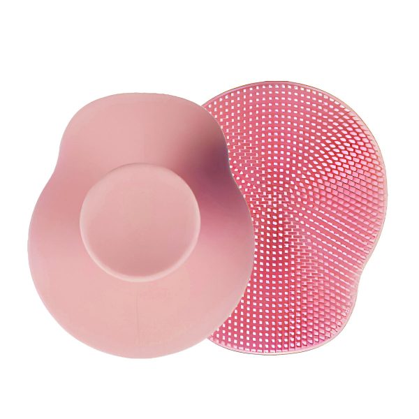 Matra Silicone Face Scrubber Facial Cleansing Pad for Gentle Exfoliation (Colour May Vary)