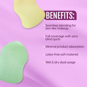 Alternative view of Matra Makeup Blender Beauty Sponges Set-Pear (8 pcs)