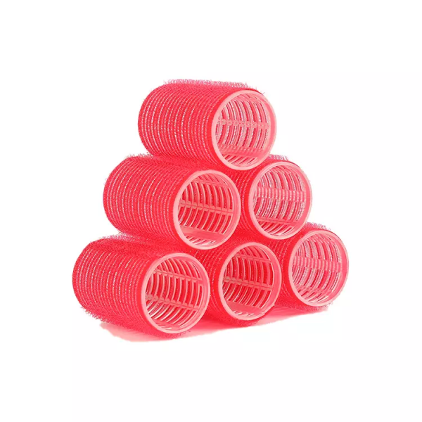 Matra Hair Rollers Self-Grip Velcro Heatless Curling Clips for Voluminous Blowout Curls (6 pcs)