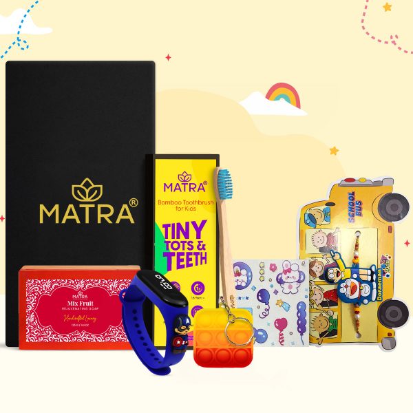 Rakhi Special Kids Gift Hamper Box for Little Brother