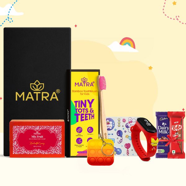 Happy Raksha Bandhan Kids Gift Hamper Box for Little Sister