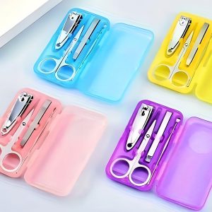 Alternative view of Matra Mini Manicure Kit Nail Clipper, Scissors, Cuticle Nipper, Cleaner Set with Travel Case