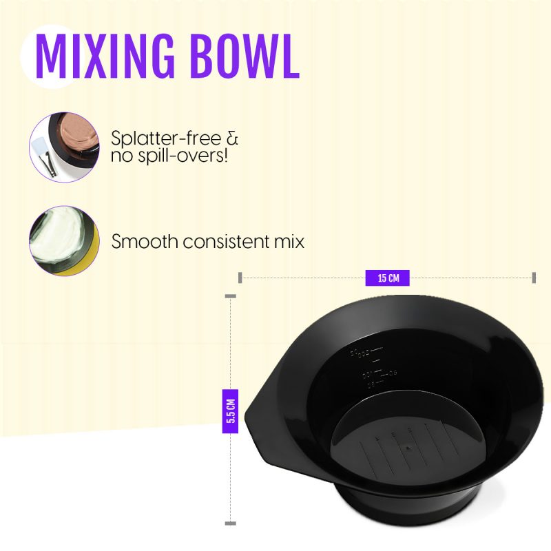 Matra Face Pack Brush and Bowl Set – Face Mask Mixing Combo with Mixing ...