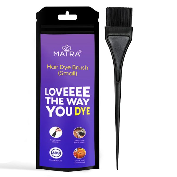 Matra Hair Dye Brush - Dye Applicator for Mixing & Dyeing - Hair Colouring Tool with Long Tail Handle & Nylon Bristles - Tint Bleaching for Henna, Masks & Keratin Treatments - Home & Salon Use