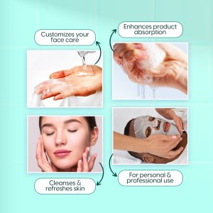 Alternative view of Matra Compressed Sheet Masks (10 pcs) - Disposable Facial Mask Sheet Tablets for Customized Skincare & Deep Hydration - Non-woven DIY Face Mask Paper Pre-Cut Spa Sheets for Travel, Home & Salon Use