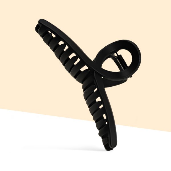 Matra Large Hair Claw Clip (1 pc) - 4.1'' Big Loop Hair Clip for Thick, & Long Hair - Aesthetic Matte Hair Clutch - Stylish Butterfly Hair Clip for Daily Use, Messy Bun & Ponytail - Random Colour