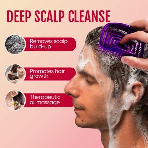 Alternative view of Matra Scalp Massager Detangler Brush - Hollow Paddle Vented Hair Brush for Easy Wet & Dry Detangling - Travel Size Anti Static Hair Styling Comb & Shower Shampoo Brush for Frizz Control & Hair Growth