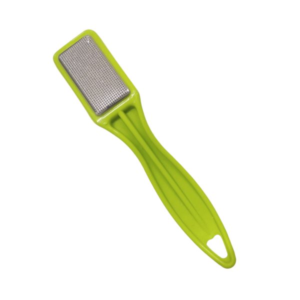 Matra Foot Filer Scrubber - Callus Remover Metal Foot Rasp to Remove Hardened & Dead Skin - Stainless Steel Filing Tool to Soften Cracked Heels - Pedicure Scraper For Wet & Dry Feet - Home & Salon Use